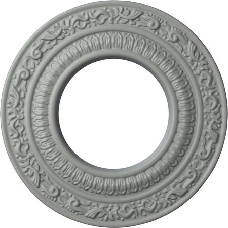 EKENA MILLWORK Andrea Ceiling Medallion (Fits Canopies up to 4 1/8"), 8 1/8"OD x 4 1/8"ID x 1/2"P CM08AD
